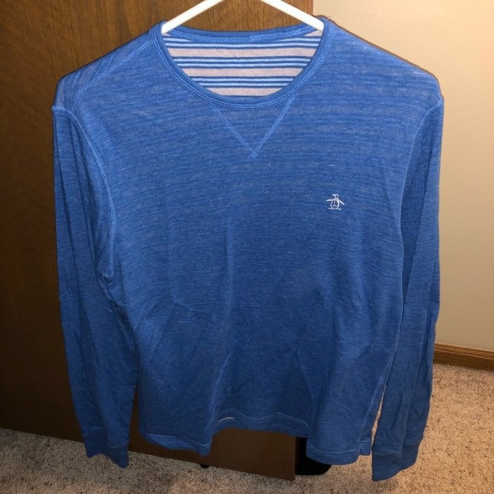 Men’s M Original Penguin Long Sleeve Shirt